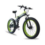 21 Speed Fat Tire Electric Mountain Bike , K8 Mountain Beach Electric Bicycle