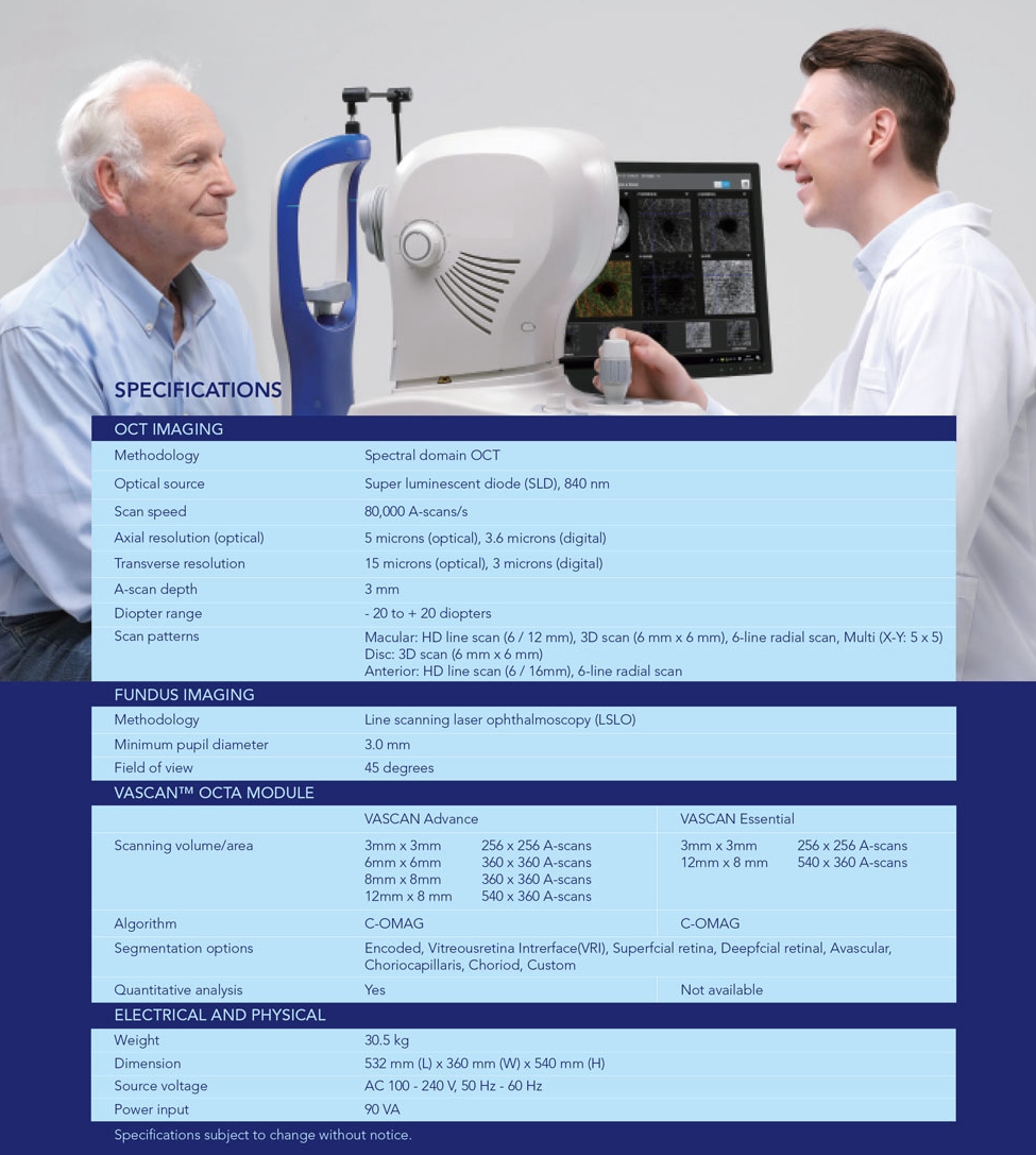 factory price hot selling Advanced OCT Ophthalmic OCT Optical Coherence Tomography