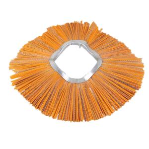 Quality Convoluted Accessories Sanitation Road Snow Sweeping Brush Wafer Sweeper Brush Road Sweeper Brush wholesale