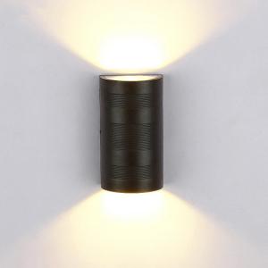 Quality Waterproof up down black led outdoor wall lights &amp; exterior wall light outside wall lamp wholesale