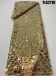 Voile Lace Fabric Senegal/Ghana Lace Organza Sequins Mesh African 100% Cotton