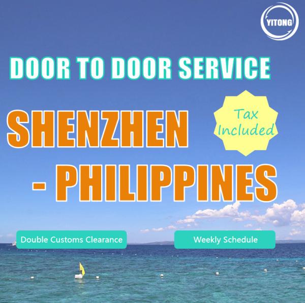 FCL/LCL Sea Freight To Philippines From Shenzhen DDP Door-To-Door International