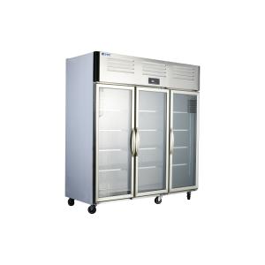 Quality 3-Door Stainless Steel Commercial Refrigerator for Fully Refrigerated Kitchen Storage wholesale