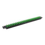 Black Fiber Optic Adapter Panels 24 Port LC Fiber Patch Panel