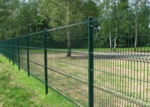 Quality OEM 3D Curved Powder Coated Steel 3D Triangle Fence Panel 2*2.5m 4.0mm wholesale