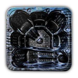 Quality EUROPEAN Villa Luxury 6 Person Square Outdoor Massage Hot Tub Spa wholesale