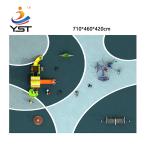EVA Mat Rope Climbing Kids Playground Slide For Kindergarten