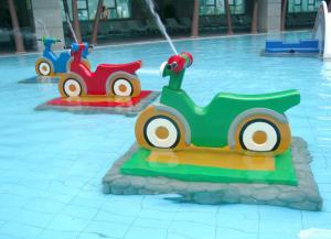 Quality Spray Motorcycle Group Water Park Playground Equipment Customized wholesale