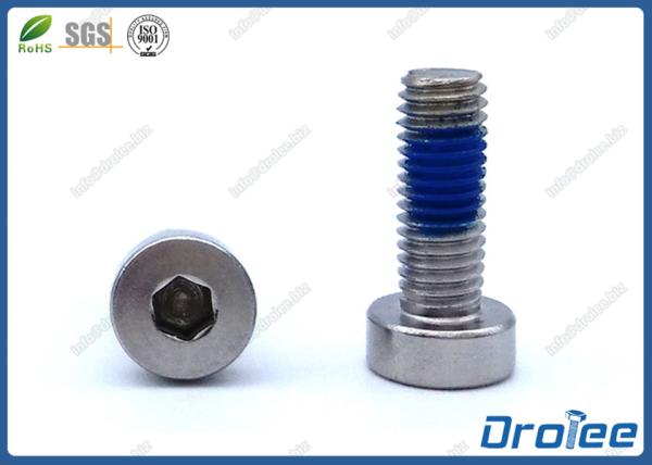 Cheap 304 Stainless Steel Low Profile Socket Head Cap Self-locking Screw for sale