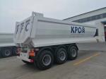 Light Dead Weight Rear Dump Trailers 3 Axle 60 Ton