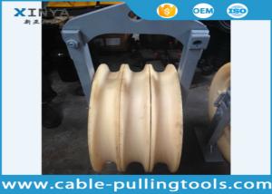 Quality 3 Sheave 660 mm Diameter Stringing Wire Rope Pulley Block For Pilot Wire Rope wholesale