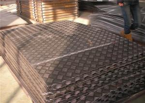 Quality 3003 3105 5052 Aluminium Checker Plate / Aluminium 5 Bar Tread Plate Damp Proof wholesale