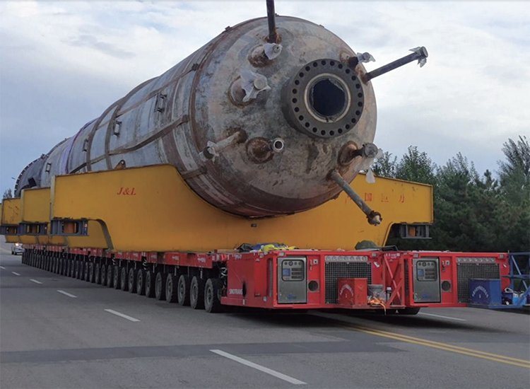 Heavy Construction Machinery Truck Trailer Robust Spmt (Self-Propelled Modular Transporter) Trailer