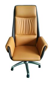 Quality Electroplated Steel Armrest Height Adjustable Office Chair High Back wholesale