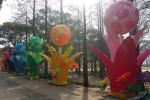 Traditional Fabric Chinese Lanterns For Carnival / Folk - Custom Activities