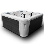 Hydrotherapy Spa Tub Acrylic Outdoor 6 Persons Hot Tub Bath With Waterfall