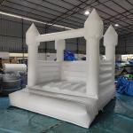 Commercial Grade Wedding White Bounce House For Outdoor Wedding Party Events