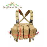 Nylon Camping Tactical Chest Rig Magazine Pouches Vest Adjustable Size