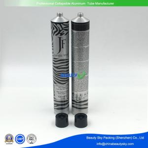Quality Dia 35mm Colorful Metal Tube Empty Aluminium Tubes for Hair Color cream with plastic lids wholesale