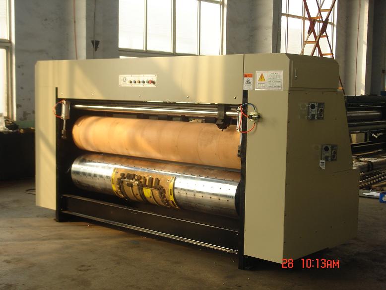 Double Roller Feeding Rotary Die-Cutting Machine For Paperboard / Die Cut Printing
