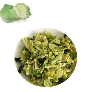 Quality ISO HACCP Dried Cabbage Air Dried Vegetables Flakes 15x15mm wholesale
