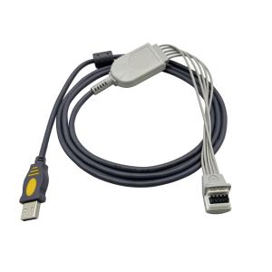 Quality Far Infrared 3.0m Holter ECG Cable USB Adapter For Mortara H3 Mortara 10 Pin 145cm wholesale