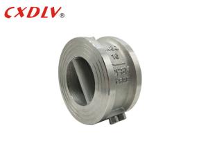 Quality PN16 Double Plate Check Valve Butterfly Swing Wafer Metal Seat Durable For Drain wholesale