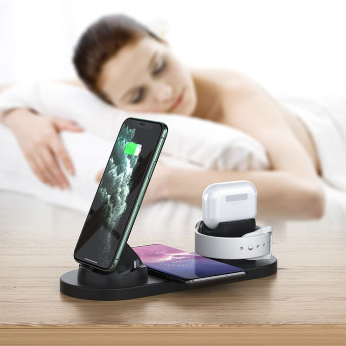 Rotateble 5W Airpods Docking 3 In 1 QI Wireless Charger