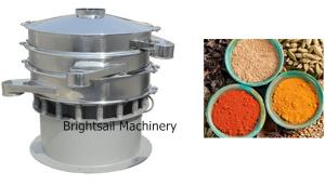 Quality Food Grade 50kg/H Vibro Industrial Powder Sifter For Spice Sifting wholesale