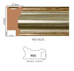 Distressed Design Digital Printing Baroque PS Photo Frame Moulding For Gallery
