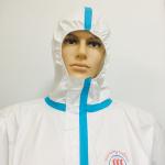 Non Woven Type 4 5 6 Hooded Microporous SF Disposable Protection Clothing With