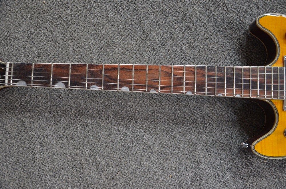 Grets guitar Tiger maple body top gretsch signature LP custom style electric guitar Grover tuner installed Quality pic