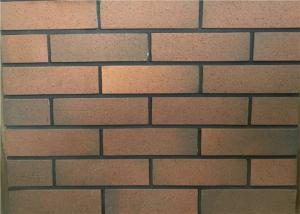 Quality Colord Clay Exterior Faux Brick , Thin Veneer Brick For House Wall wholesale