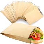 Paper Type Kraft Paper Customized Size Bbq Food Bag With Aluminum Foil