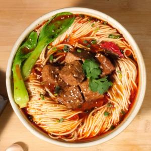 Quality Braised Beef Flavor ChongQing Noodles Low Energy Chong Qing Xiao Mian wholesale