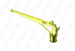 Quality Fixed Boom Marine Provision Ship Crane Parts Marine Ship Deck Crane wholesale