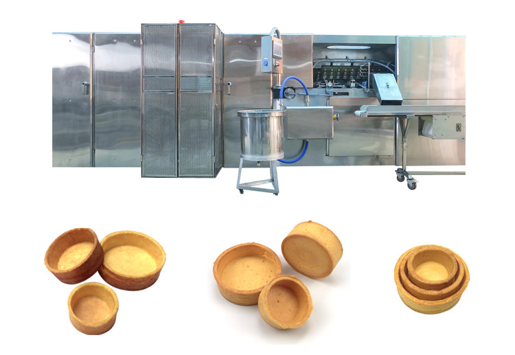 Star Reel Egg Tart Forming Cake Cup Making Machine For Baking