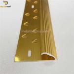 7.7x3000mm Carpet Transition Strip Self Adhesive Bright Gold Color