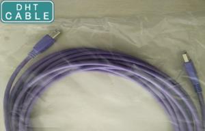 Quality USB 2.0 PVC Sony Camera Cable Type A To B 5 meters Length For Drag Chains wholesale