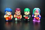 Various Character Japanese Vinyl Figures , Anime Vinyl Figures 4*3*3cm