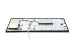 IP65 Brushed SS Metal Industrial Keyboard With Trackball 64 Keys