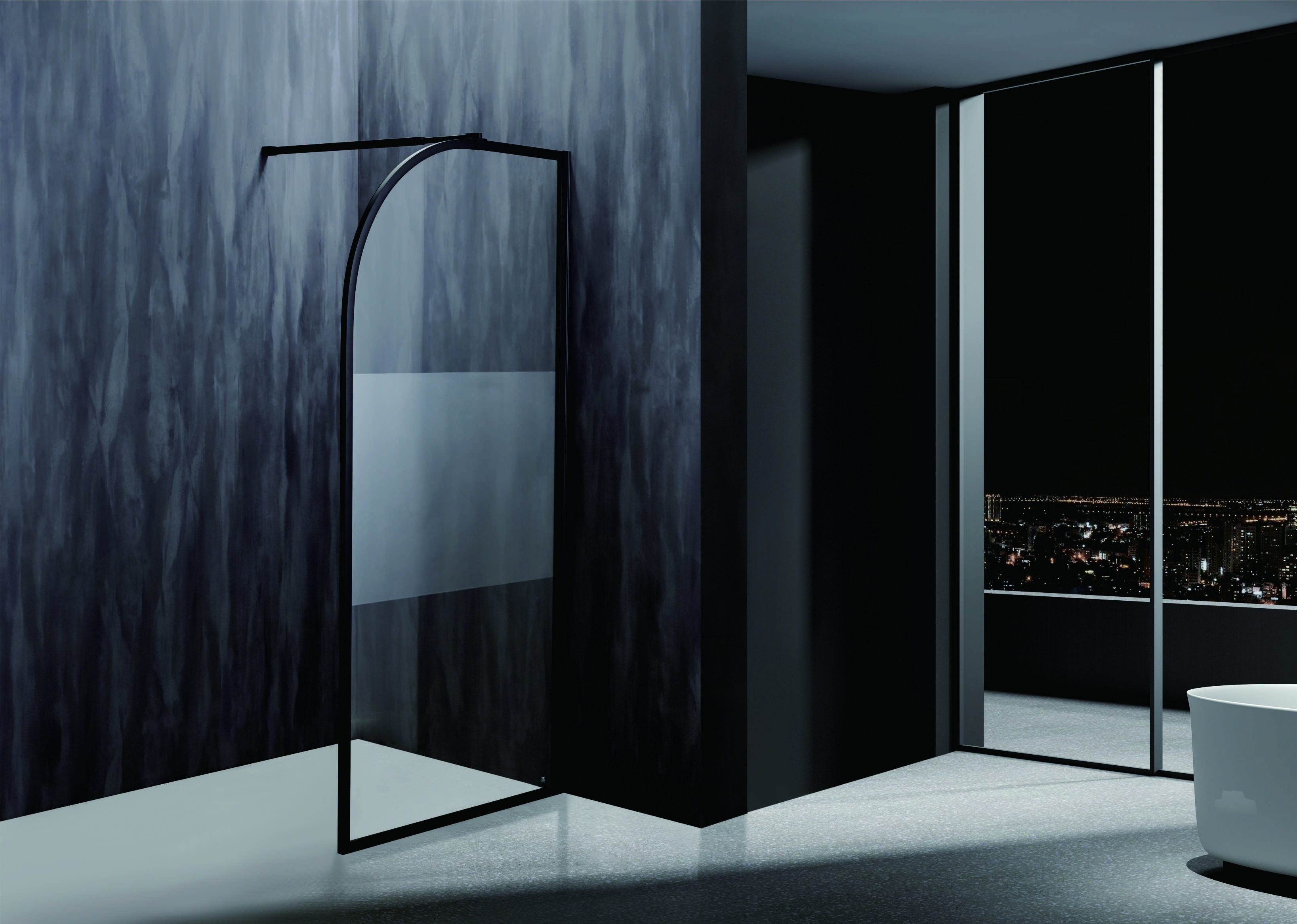 Shower Enclosure Tempered Glass For Home / Hotel / Villa