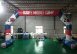 Digital Printing Full Inflatable Arch Door Airtight 0.6mm PVC Tarpaulin