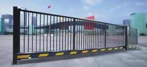 Quality Light Weight Aluminum Alloy Trackless Automatic Sliding Gate , Cantilever Gate wholesale