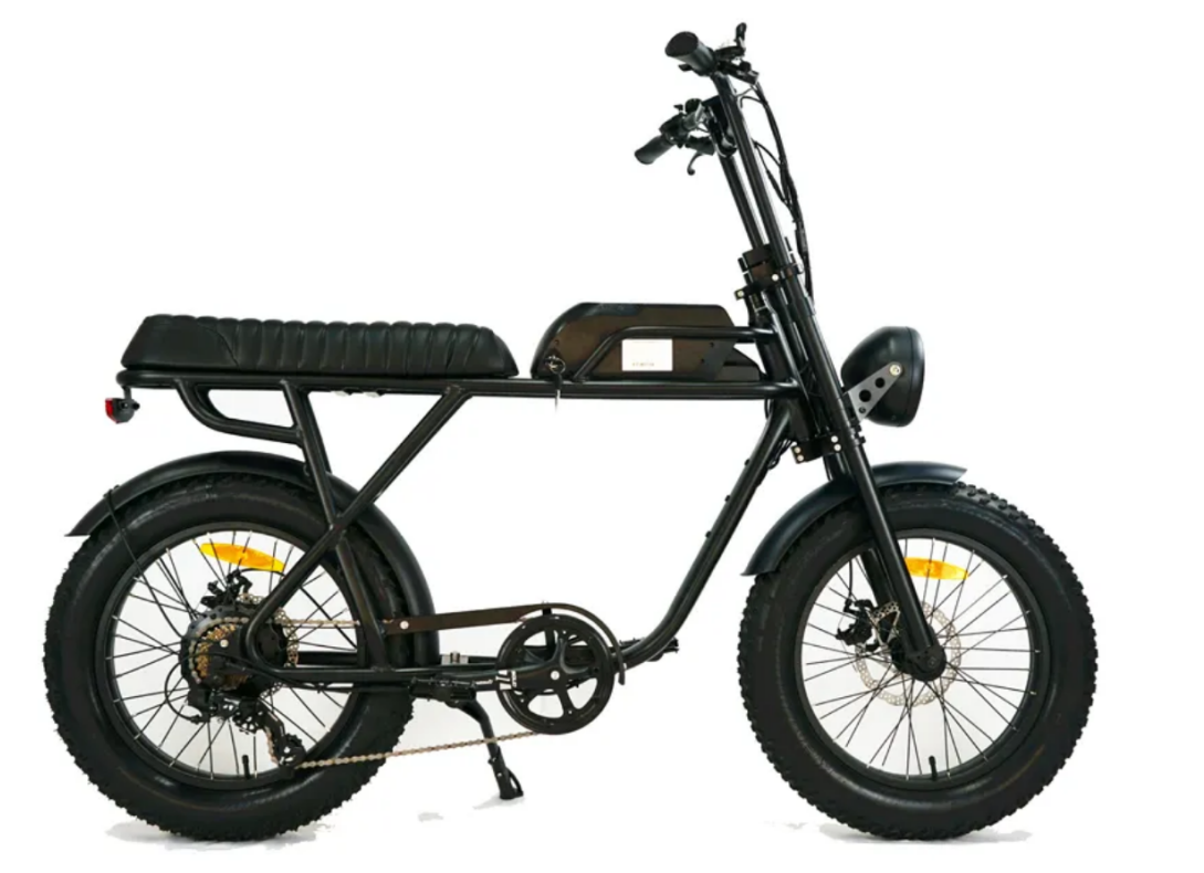 Max Load 120 KGS 2024 Adult Fat Wheel Full Suspension Electric Bike MT01 Retro Style Moped