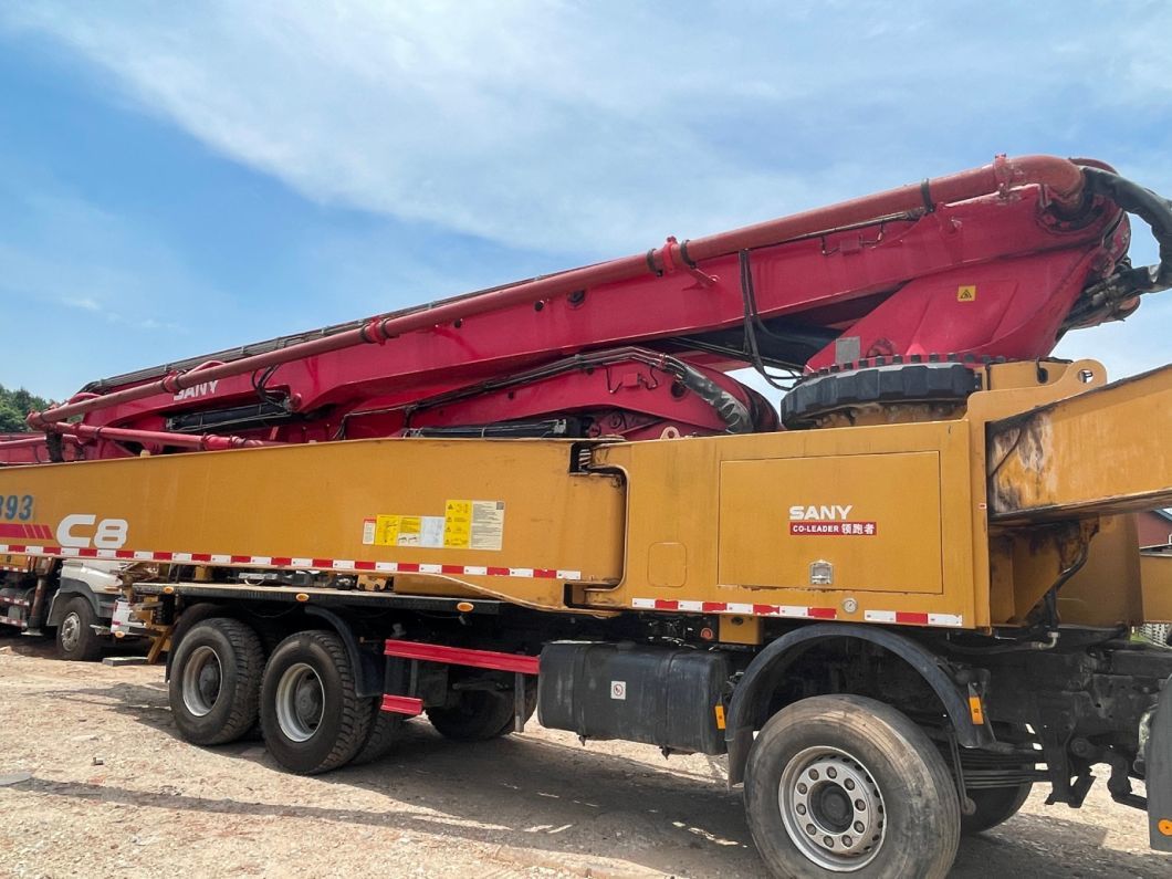 Truck Mounted Concrete Pump 56 Meter Used Construction Concrete Machine