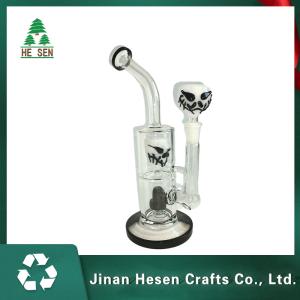 Quality Hesen 10.5 inch 460g Borosilicate Glass Water Bongs wholesale