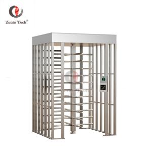 Quality AC 220V Pedestrian Turnstile Gate Full Height 1450*1500*2300mm wholesale