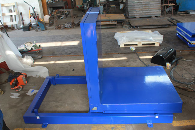 90 Degree Hydraulic Tilt Table Industrial 2 Ton 4400lbs Capacity Turn Over In Two Ways