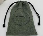 Pantone 50cm Jewelry Drawstring Pouch Linen Jute Burlap Bags Heat Transfer TUV